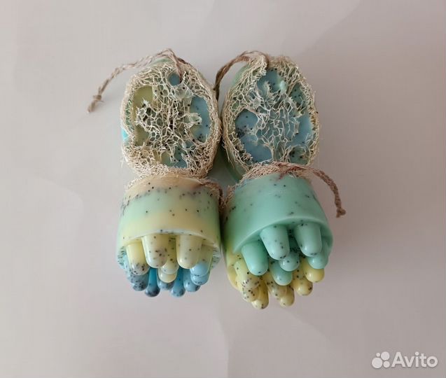 Массажное мыло с люфой