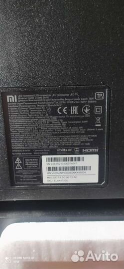 Телевизор Smart tv 4k бу диагональ 43