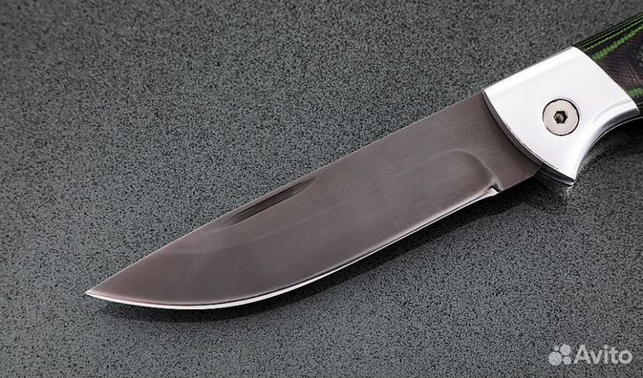 Складной нож Лиса, сталь Х12мф, рукоять накладки м