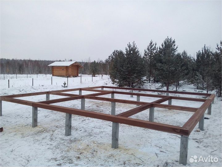 Забивные жб сваи под дачу