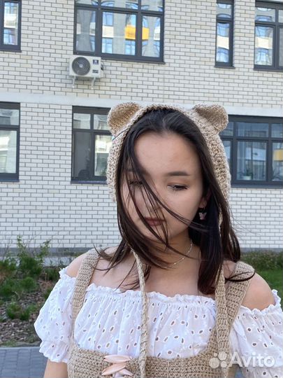 Чепчик с ушками