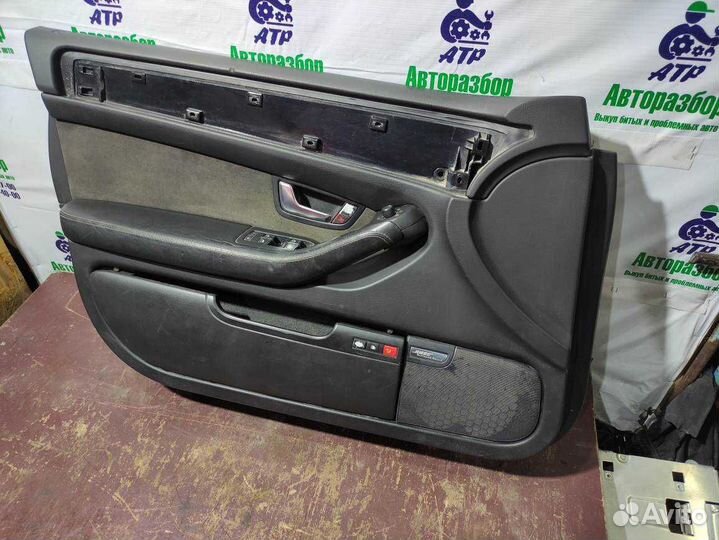 Обшивка двери передней левой Audi A8 D3