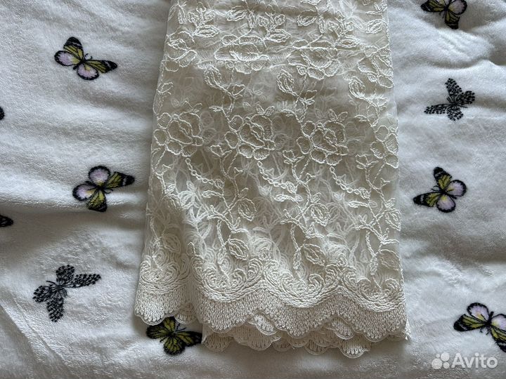 Тюль кружевной новый 4 м, высота 2.60