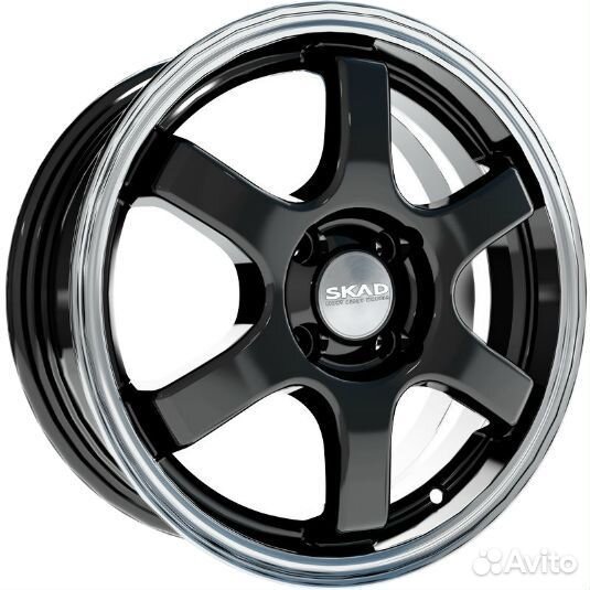 R15 4x100 6J ET38 D67,1 Скад Киото алмаз-антрацит