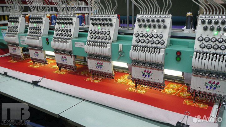 Машинная вышивка оптом