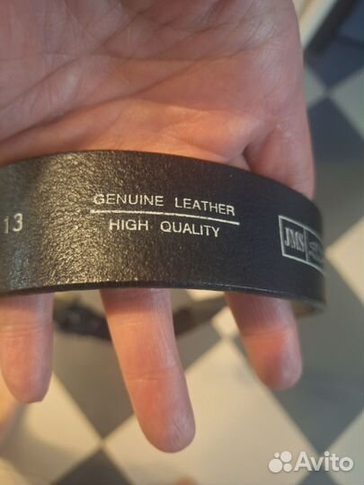 Мужской кожаный ремень JMS