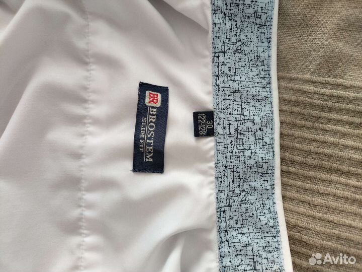 Рубашка белая для мальчика 128