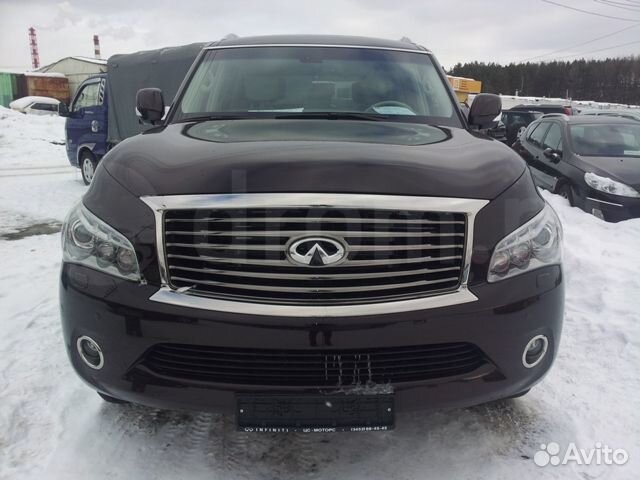 Инфинити qx56 бампер передний
