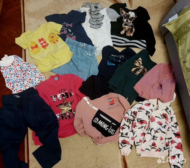 Одежда на девочку пакетом 128-134