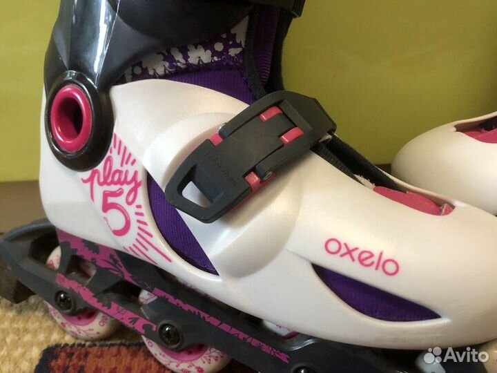 Ролики детские раздвижные oxelo. 32-34