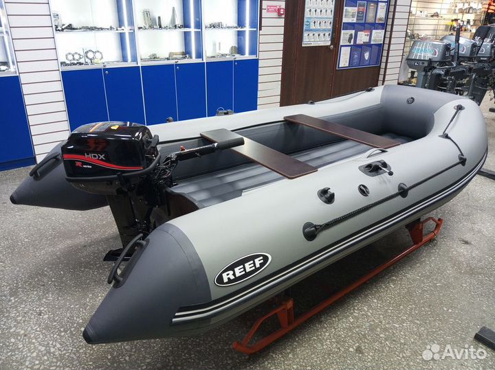 Комплект лодка Reef 325 нд + HDX 9.8 л/с