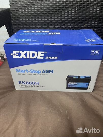 Exide agm ek800