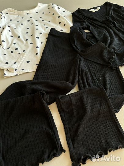 Комплект next, h&m для девочки 110/116
