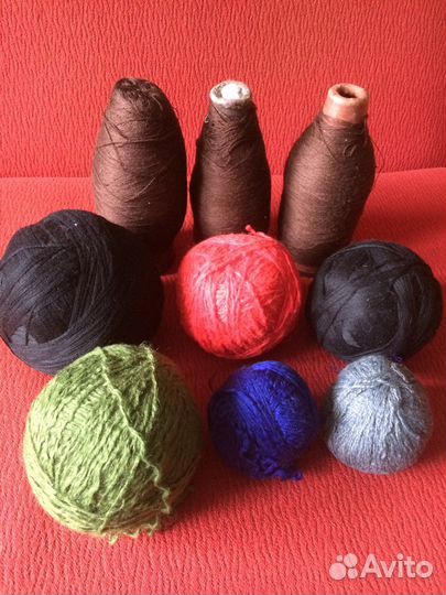 Пряжа тонкая шерстяная