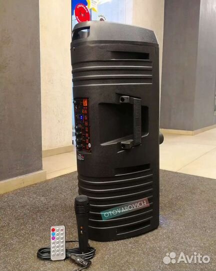 Портативная колонка мощная дискотечная