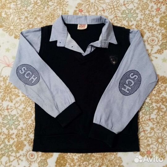 Рубашка с жилеткой