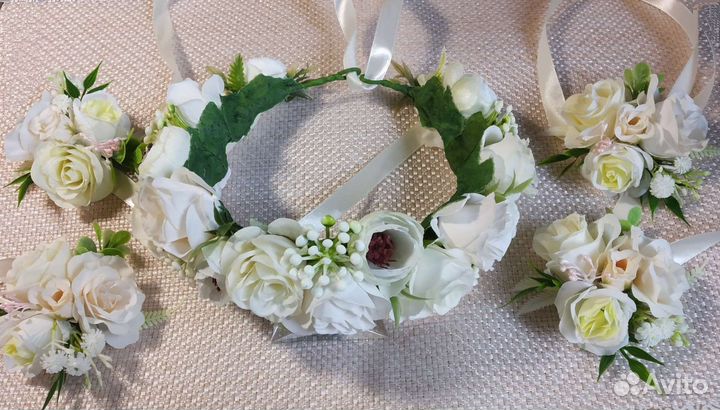 Венок свадебный