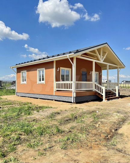 Коттедж 75 м² на участке 6 сот.