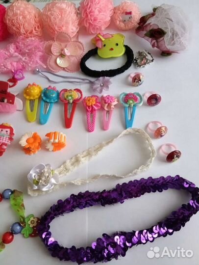 Резинки заколки аксессуары для девочки