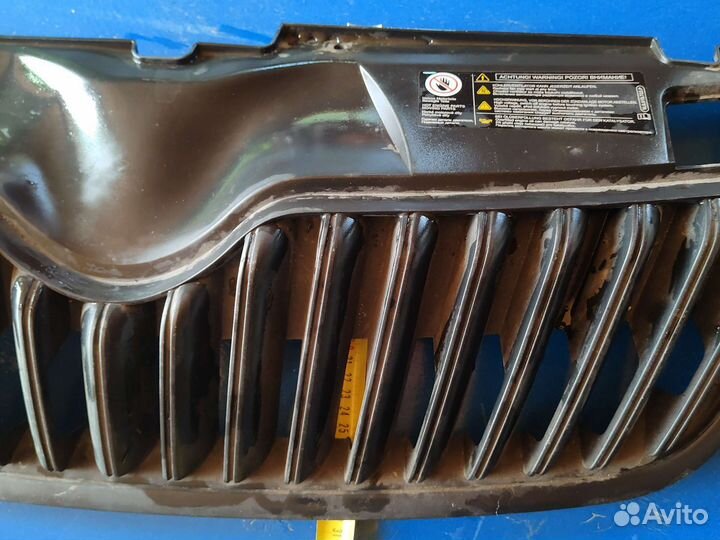 Решетка радиатора skoda fabia