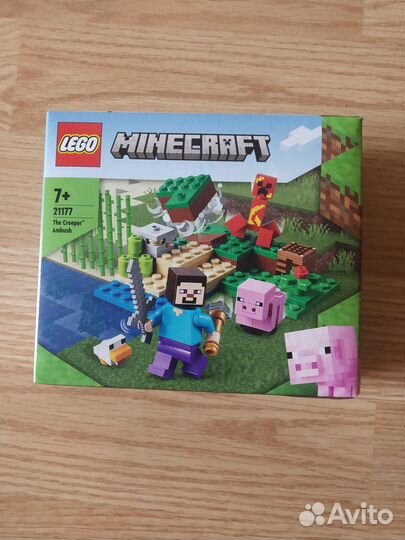 Lego minecraft 21177 Засада на крипера