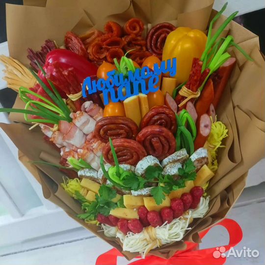 Мясные букеты