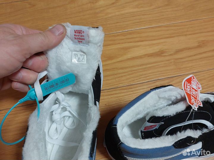 Кеды vans зимние