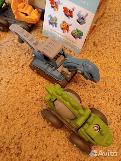 Конструктор машинки-динозавры