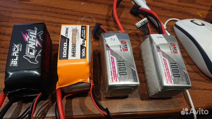 Аккумуляторы Li-Po 6S (25.2В) 1100mah для р/у моде