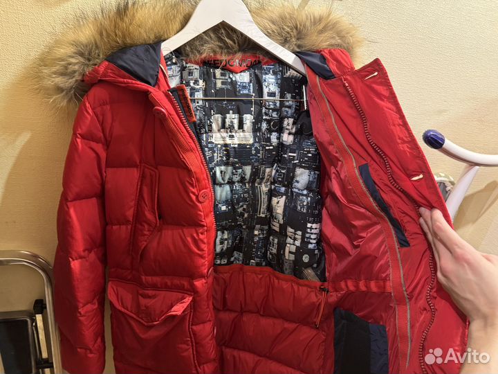 Пуховик freedomday красный