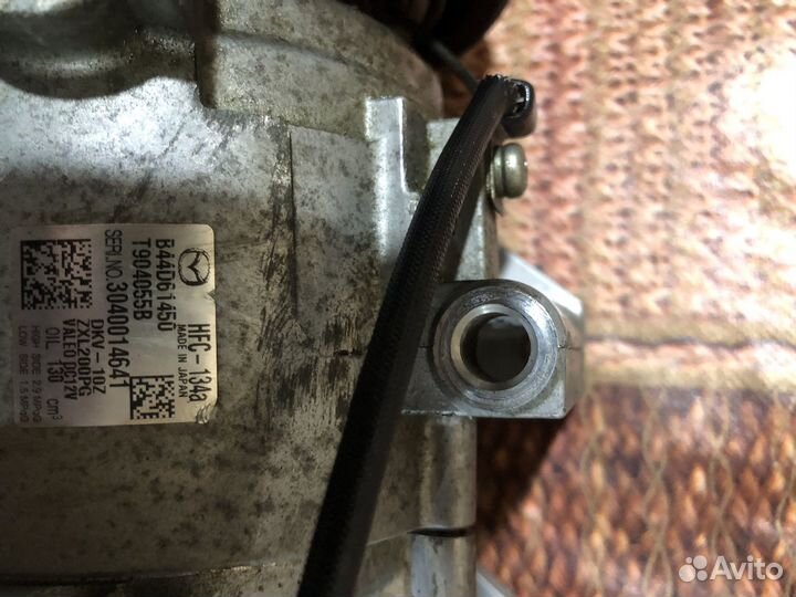 Компрессор кондиционера mazda 3 1.6 bl