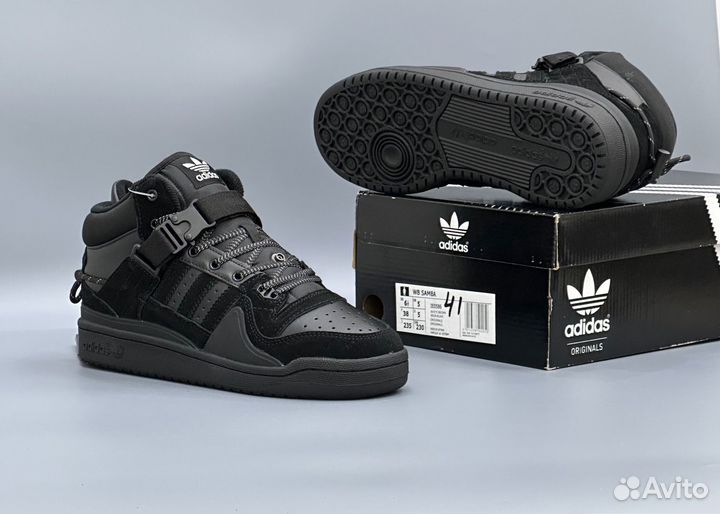 Кроссовки зимние с мехом Adidas Bad Bunny