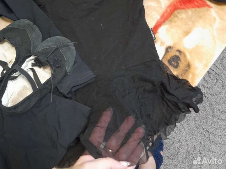 Купальник для танцев черный