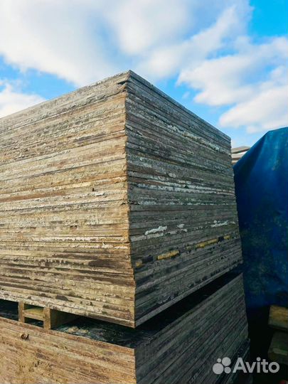 Ламинированная фанера бу