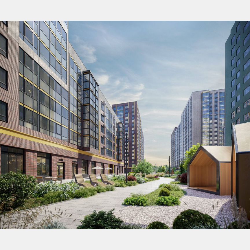 1-к. квартира, 46,9 м², 8/9 эт.