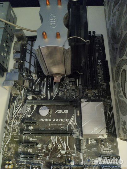 Материнская плата с процессором