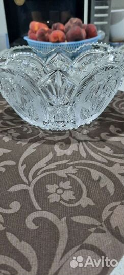 Салатник хрустальный