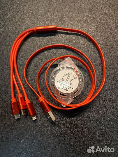 USB кабель 3 в 1 (type c, lightning, micro usb)