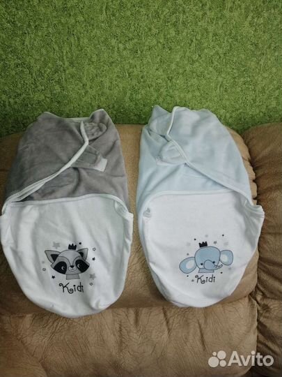 Пеленка кокон на липучках