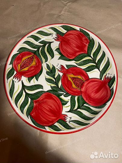 Тарелка ляган 38см Гранат