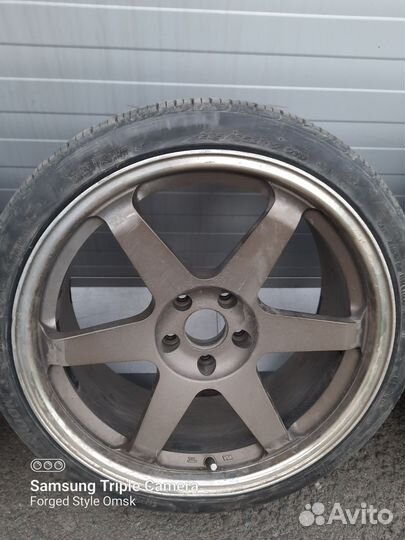 Rays TE37 реплика R19 5x114,3 лето Hankook 235/35