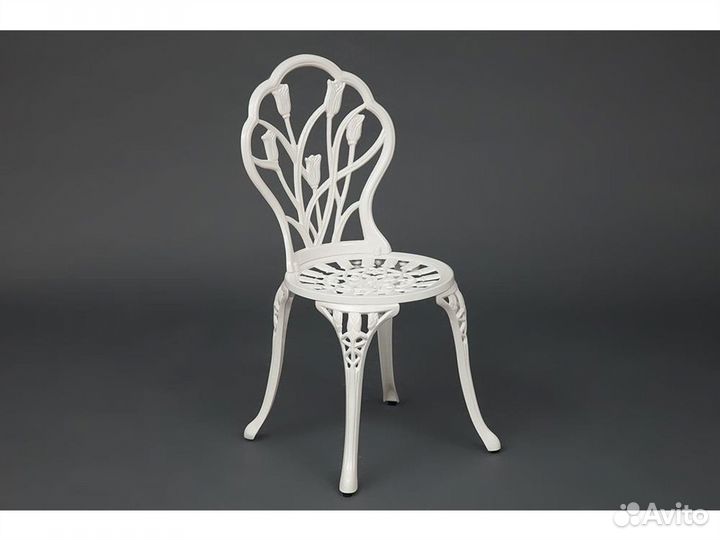 Комплект Secret De Maison Waltz of flowers (стол +2 стула) алюминиевый сплав, D60/H67, 52Х40Х89см, b