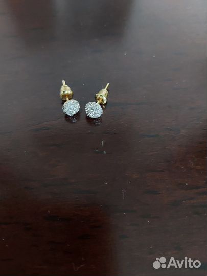 Пуссеты с бриллиантами