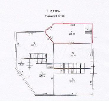 2-к. квартира, 50 м², 1/2 эт.