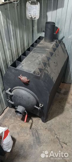 Печь длительного горения буржуйка