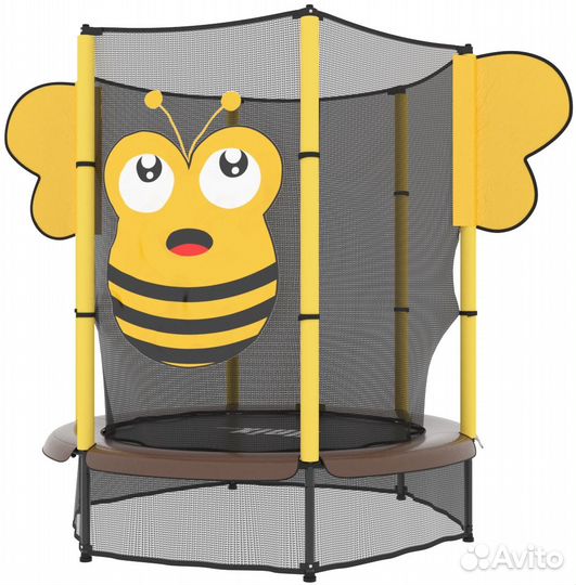 Батут для детей unix Line 4.6 ft BEE (140 cm)