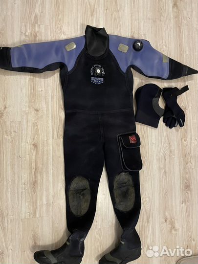 Сухой гидрокостюм bare для дайвинга