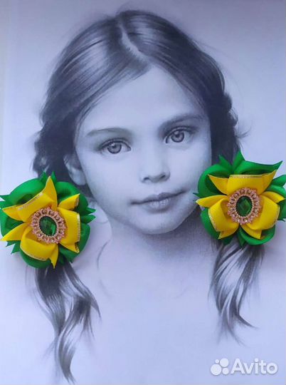 Бантики,заколки ручной работы