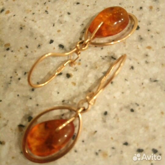 Серьги и кулон