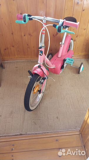 Велосипед btwin детский розовый unicorn 500 14